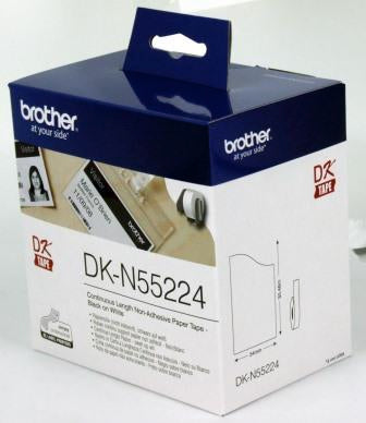 Brother DK-N55224 54mm X 38.48m  Thick Paper Roll
