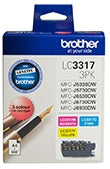 Brother LC-33173PK Brother Original 3 Colour Ink Cartridge Value Pack