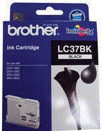 Brother Lc 37Bk Original Black Ink 350 Page Yield