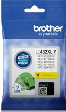 Brother LC-432XLY Original Yellow Ink Cartridge