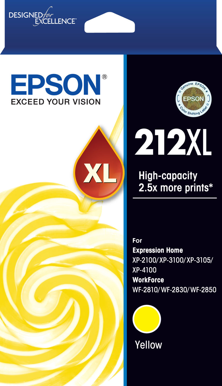 Epson 212Xl Yellow High Capacity Ink Cartridge