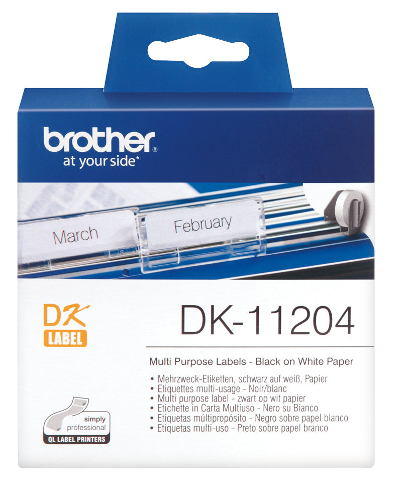 Brother DK-11204 17mm X 54mm 400 Labels