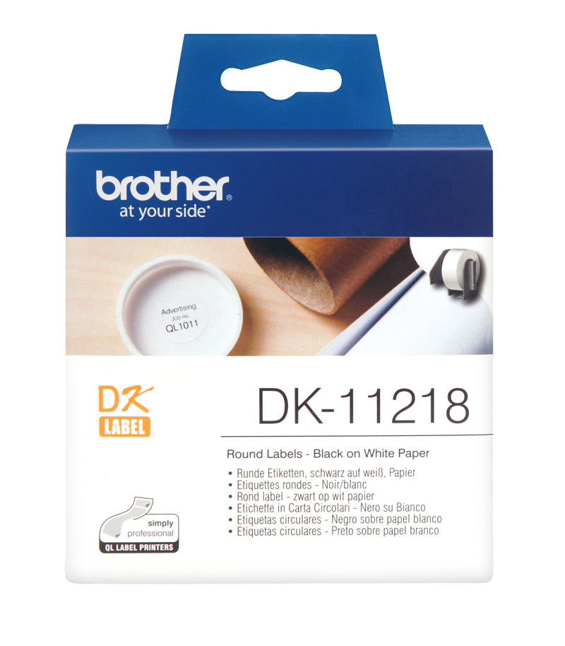 Brother DK-11218 24mm 1000 White Labels