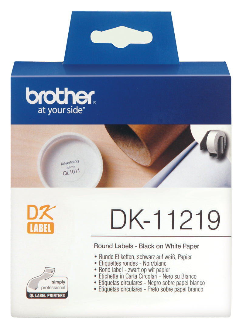 Brother DK-11219 White 12mm 1200 Labels