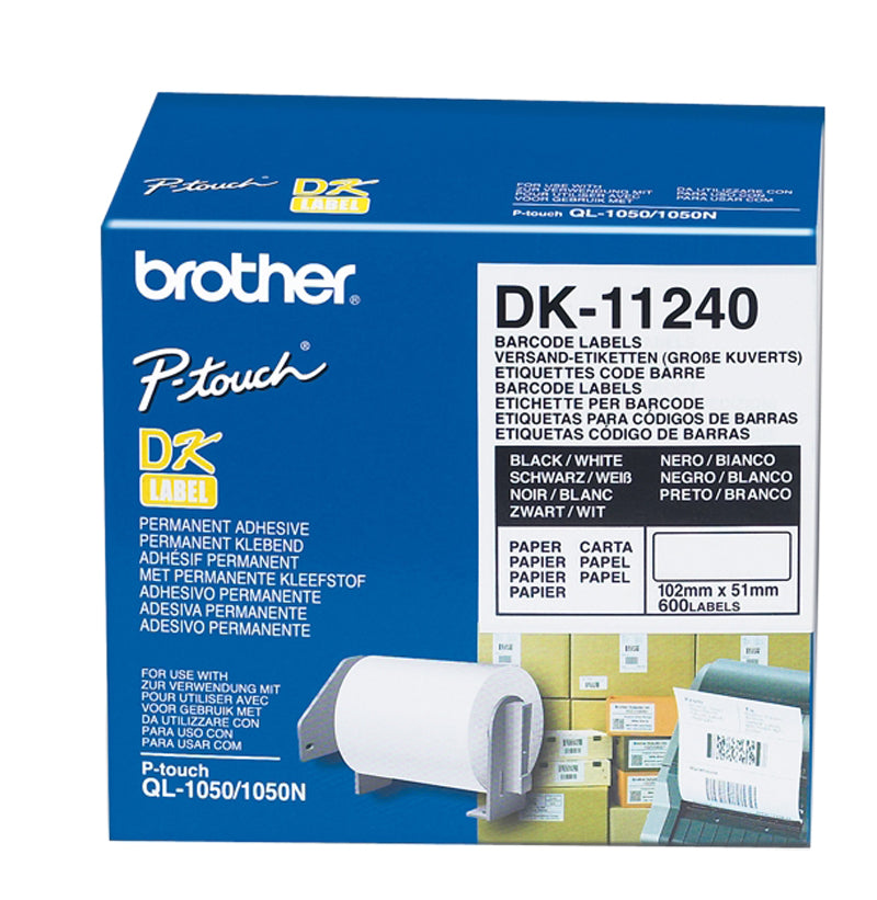 Brother DK-11240 White 102mm X 51mm Labels