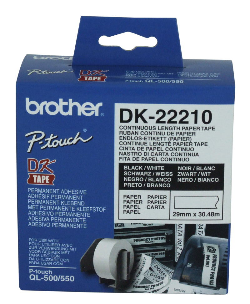 Brother DK-22210 29mm X 30.48m