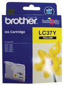 Brother Lc 37Y Original Yellow Ink Cartridge 300 Page Yield