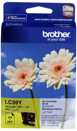 Brother Lc 39Y Original Ink