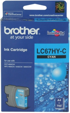Brother Lc 67Hyc Original Ink