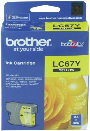 Brother Lc 67Y Original Ink