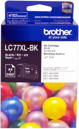 Brother LC-77XLBK Original Black Super Yield Ink