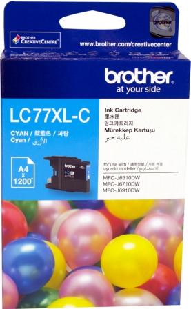 Brother LC-77XLC Original Cyan Super Yield Ink
