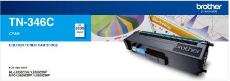 Brother TN-346C Original Cyan Toner Cartridge