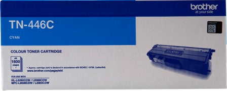 Brother TN-446C Original Cyan  Super High Yield Toner Cartridge