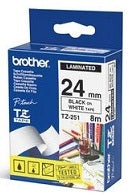 Tx-251 24Mm Black On White Tx Tape