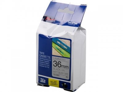 Brother TZe-M961 36mm Black On Silver