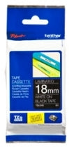 Brother TZe-345 18mm White On Black Tape