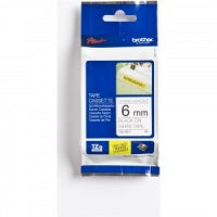 Brother TZe-FX211 6mm Black On White Tape