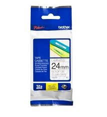 Brother TZe-FX651 24mm Black On Yellow Tape